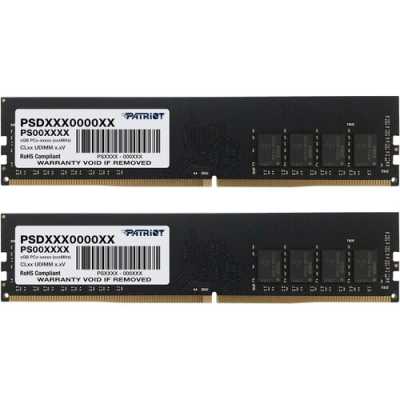 Оперативная память Patriot Signature, DDR4, 32GB (2x16 GB), 3200 MHz, CL22, DIMM