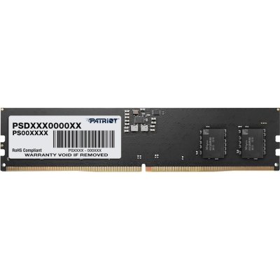 Оперативная память Patriot Signature, DDR5, 8GB (1x8 GB), 5600 MHz, CL46, DIMM