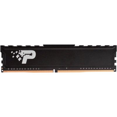 Оперативная память Patriot Signature Premium, DDR4, 16GB (2x8 GB), 2666 MHz, CL19, DIMM, радиатор, черный