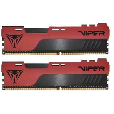 Оперативная память Patriot Viper Elite II, DDR4, 16GB (2x8 GB), 2666 MHz, CL16, DIMM, радиатор, красный