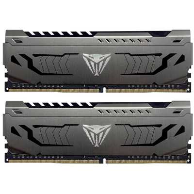 Оперативная память Patriot Viper Steel, DDR4, 16GB (2x8 GB), 3600 MHz, CL18, DIMM, радиатор, черный
