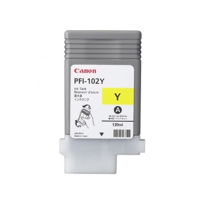 Картридж струйный Canon PFI-102Y 0898B001 желтый (130мл) для Canon iPF510/605/610/650/655/750/760/76