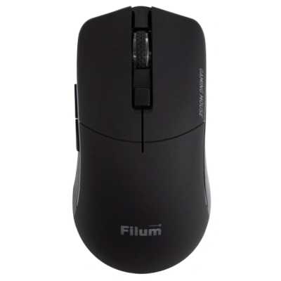 Мышь Wireless Filum FL-GMW05-BK-L оптическая USB/BT 6 кл., DPI: 10000, аккумулятор 600 mAh черная, Windows XP/Vista/7/8/10, MacOS
