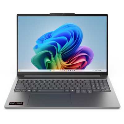 Ноутбук Lenovo IdeaPad Pro 5 16AGP11 16"(2880x1800 OLED)/AMD Ryzen AI 7  (Ghz)/24576Mb/1024PCISSDGb/noDVD/Int:AMD Radeon 860M/Cam/BT/WiFi/84WHr/war 1y/1.66kg/luna grey/noOS + 100W, RU kbd