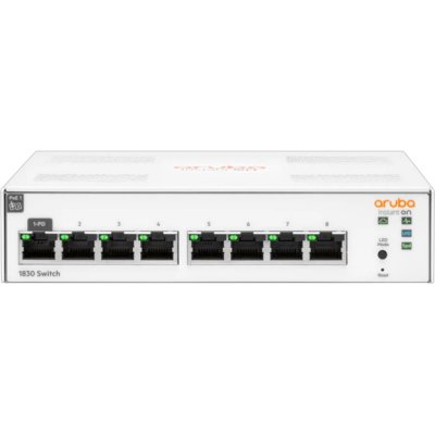Коммутатор HPE JL810A Aruba Instant On 1830 8G Web-managed fanless Switch