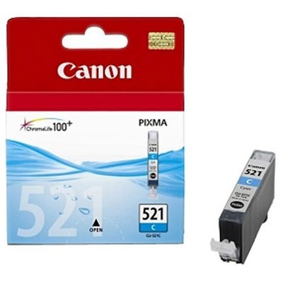 Картридж струйный CLI-521C (2934B004) голубой (535 стр.) для Canon Pixma iP3600, 4600, MP540,MP620, MP630, MP980