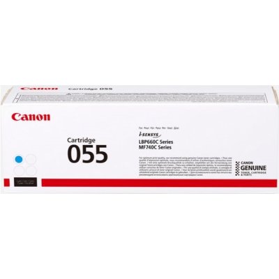 Картридж лазерный Canon 055 C (3015C002) голубой (2100 стр.) для Canon i-SENSYS серий MF740, LBP660.