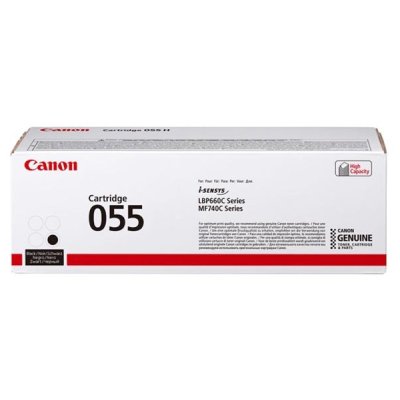 Картридж лазерный Canon 055 BK (3016C002) черный (2300 стр.) для Canon i-SENSYS серий MF740, LBP660