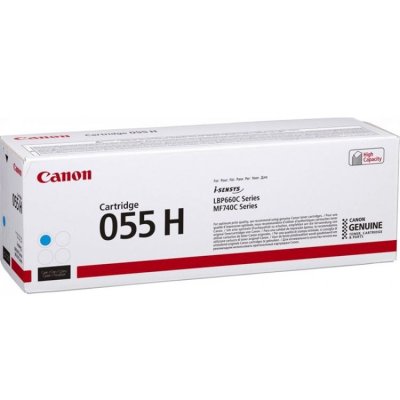 Картридж лазерный Canon 055 H C (3019C002) голубой (5900 стр.) для Canon i-SENSYS серий MF740, LBP660