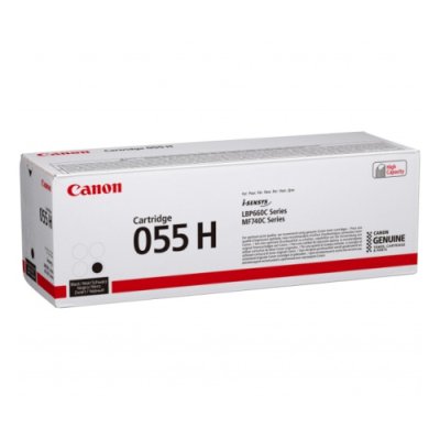 Картридж CANON 055H BK черный, увеличенной емкости (3020C002)