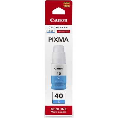 Контейнер с чернилами Canon GI-40 C голубой (7700 стр.) для СНПЧ Pixma G5040/G6040
