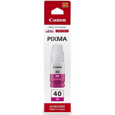 Контейнер с чернилами Canon GI-40 M пурпурный (7700 стр.) для СНПЧ Pixma G5040/G6040