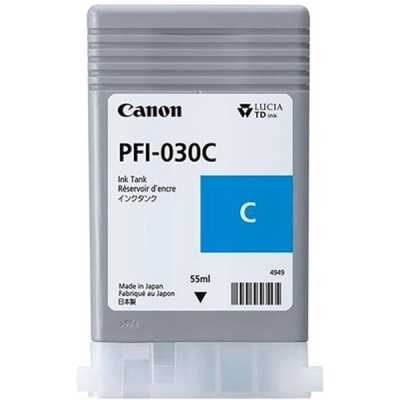 Картридж струйный Canon Pigment Ink PFI-030 Cyan голубой (55 мл) для Canon imagePROGRAF TM-240, TM-340