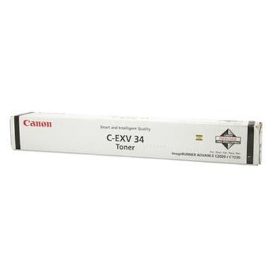 Картридж лазерный Canon C-EXV34BK черный (туба 23000 стр) для Canon iR C9060/C9065/C9070, IR Advance C2000ser/C2020/C2025/C2030