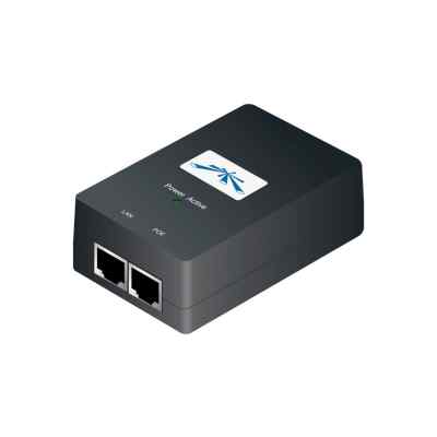 Блок питания [POE-48-24W-G EU] Ubiquiti POE-48-24W-G 48В 0.5А Passive PoE, стандарт передачи данных Gigabit Ethernet(2308)