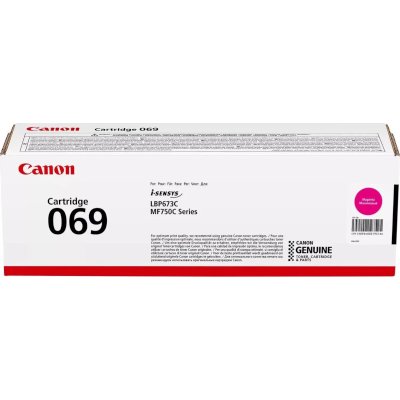 Картридж лазерный Canon 069M (5092C002) пурпурный (1900 стр.) для Canon MF752Cdw/754Cdw, LBP673Cdw