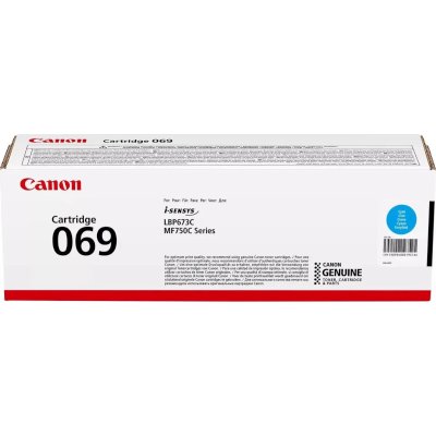 Картридж лазерный Canon 069C (5093C002) голубой (1900 стр.) для Canon MF752Cdw/754Cdw, LBP673Cdw