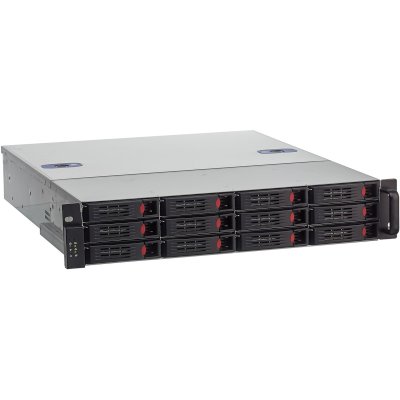 Серверный корпус ExeGate EX281298RUS Pro 2U550-HS12 (RM 19", высота 2U, глубина 550, БП 1U-800ADS,12xHotSwap, USB)