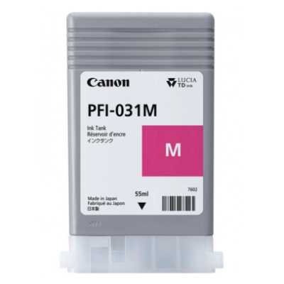 Картридж струйный Canon Pigment Ink PFI-031 Magenta пурпурный (55 мл) для Canon imagePROGRAF TM-240, TM-340