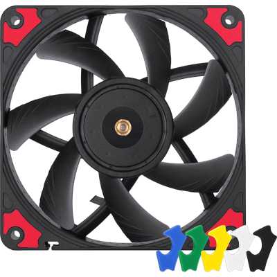 Кулер для корпуса/ Case Cooler Noctua NF-A12x15 PWM chromax.black.swap (120x120x15mm, 4-pin PWM, 55.44CFM, 23.9dBA, 1850RPM, Black)