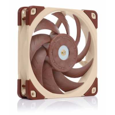 Вентилятор корпусной Noctua NF-A12x25 5V PWM, 120x25 мм, 0-1900 об/мин, 21.4 дБ, 4-pin PWM, 96.2 м³/ч, бежево-коричневый