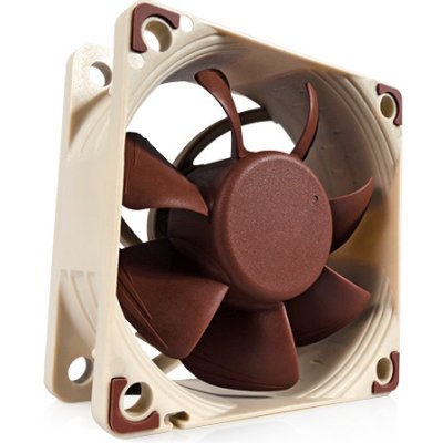 Кулер для корпуса/ Case Cooler Noctua NF-A6X25 5V PWM (60x60x25mm, 4-pin PWM, 29.2CFM, 19.3dBA, 3000RPM, Beige/Brown)
