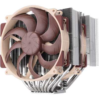 Кулер для процессора/ CPU Cooler Noctua NH-D15 G2 (228W, 4-pin PWM, 168mm, Al/Cu, 8x6mm, 2x140mm, 91.5CFM, 24.8dBA, 1500RPM, S: 1851/1700/1200/115X, AM5/AM4, Beige/Brown)