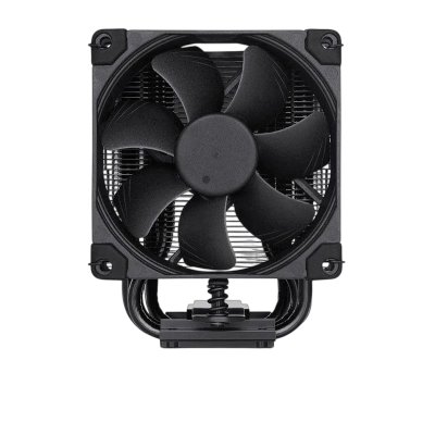 Кулер для процессора Noctua NH-U9S chromax черный, 92 мм, медь, 400-2000 об/мин, 22.8 дБ, 4 pin PWM, 140 Вт, высота 125 мм