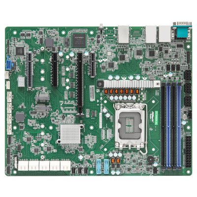 Материнская плата серверная ASRock EC266D4-4L, LGA1700, Intel C266, 4xDDR5 (ECC), 14xSATA, 2xM.2, 1xPCIe 5.0 x16, 1xPCIe 5.0 x8, 1xPCIe 4.0 x4, 1xVGA, 5x1Gb LAN (вкл. IPMI), 2xUSB-A 5Gbps, 1xCOM, ATX