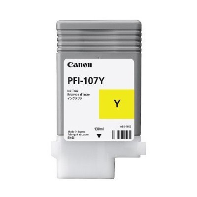 Картридж струйный Canon PFI-107Y (6708B001) желтый (130 мл) для Canon iP F680/685/780/785
