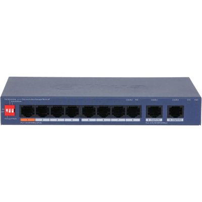 Коммутатор Dahua DH-CS4010-8ET2GT-60, 2×1 Гбит/с, управляемый