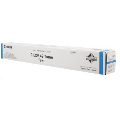 Картридж лазерный Canon C-EXV49C (8525B002) голубой (19 000 стр.) для Canon imageRUNNER ADVANCE серий C3300, C3500, DX C3700, DX C3800