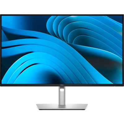 Монитор 27" Dell P2725DE IPS 2560x1440, 100 Гц, 5 мс, 16:9, 350 кд/м², HDMI 2.1, 2xDP 1.4, 2xUSB-C (90 Вт), USB Hub (3x USB 3.0), Ethernet, черный и серебристый