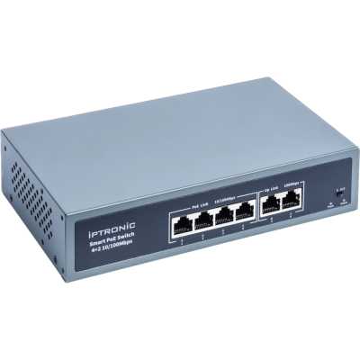 Коммутатор PoE IPTRONIC PS3-E6P4H