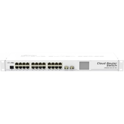 Маршрутизатор 24PORT 1000M CRS326-24G-2S+RM MIKROTIK