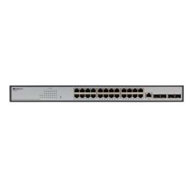 Коммутатор ORIGO OS3228P/370W/A1A, 24×1 Гбит/с PoE + 4×10 Гбит/с SFP+, управляемый