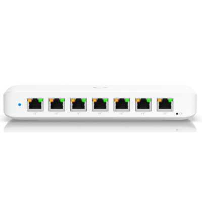 Коммутатор Ubiquiti UniFi Switch Ultra 210W PoE-коммутатор, 8х 1G RJ45, раздача 202 Вт