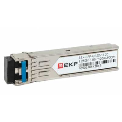 Модуль SFP EKF TSX-SFP-GS2D-13-20 1,25 Гбит двойное одномодовое оптоволокно 13нм км TSX