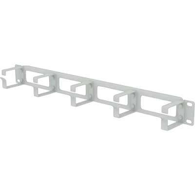 Кабельный организатор Filum FL-CM-1U-GY 19", 1U, горизонтальный, металлический, серый