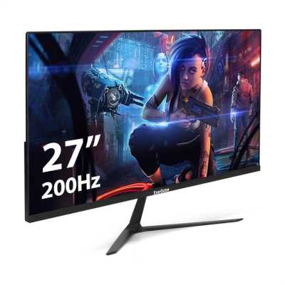 Монитор игровой с аудио 27" ExeGate Combat EG2700CA (VA LED Grade A+, FHD, 1920x1080@200Гц, 16:9, 250cd/m2, 4000:1, 178°/178°, 1ms, Speakers, 2xHDMI 2.1, DisplayPort, audio-out, FreeSync, Low Blue Light, кабель DP 1.5м, VESA, регулировка наклона (tilt), ч