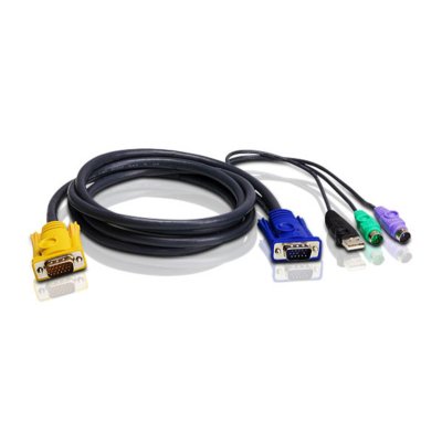 Кабель ATEN USB-PS/2 HYBRID CABLE.; 3M*2L-5303UP