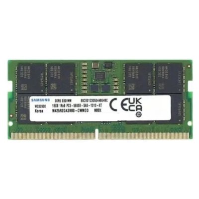 Оперативная память Samsung, DDR5, 16GB (1x16GB), 5600MHz, CL40, SO-DIMM, OEM
