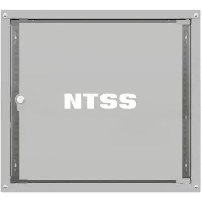 Шкаф коммутационный NTSS Lime (NTSS-WL9U5560GS) настенный 9U 550x600мм пер.дв.стекл несъемн.бок.пан. 30кг серый 520мм 15.6кг 110град. 500мм IP20 сталь