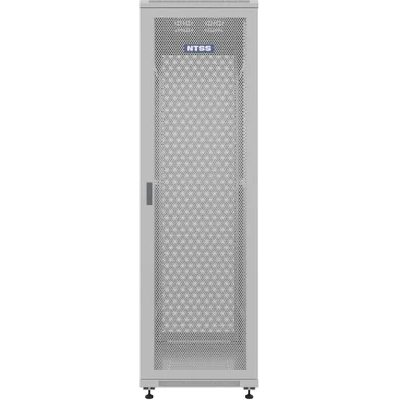 Шкаф серверный NTSS Премиум (NTSS-R42U60100PD/PD) напольный 42U 600x1000мм пер.дв.перфор. задн.дв.перфор. 900кг серый IP20 сталь