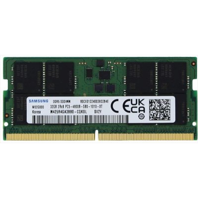 Оперативная память Samsung, DDR5, 32GB (1x32GB), 4800MHz, CL40, SO-DIMM