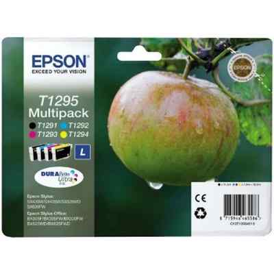 Набор картриджей Epson C13T12954012 черный/голубой/пурпурный/желтый
