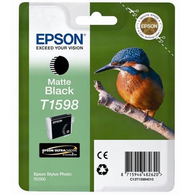 Картридж EPSON T1598 черный матовый для R2000