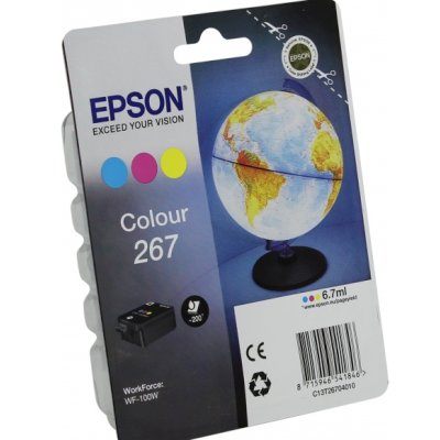 Картридж Epson T267 (C13T26704010) цветной (200 стр) для WF-100