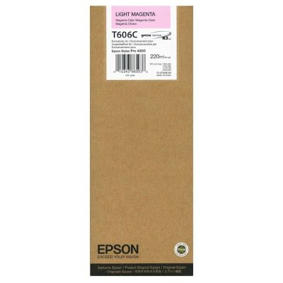 Картридж EPSON T606C светло-пурпурный повышенной емкости для Stylus Pro 4880