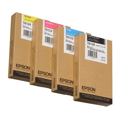 Картридж струйный Epson C13T612400 желтый (220 мл) для Stylus 7400, 7450, 9400, 9450